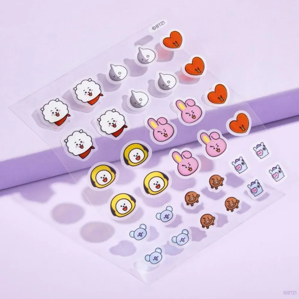 (SET of 2) The Creme Shop BT21 Acne Pimple Patches | Protect & Heal Blemishes